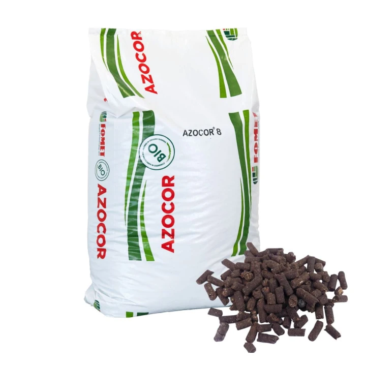 AZOCOR 105 25 kg- nawóz organiczny wióry rogowe, panele roślinne azot 11%