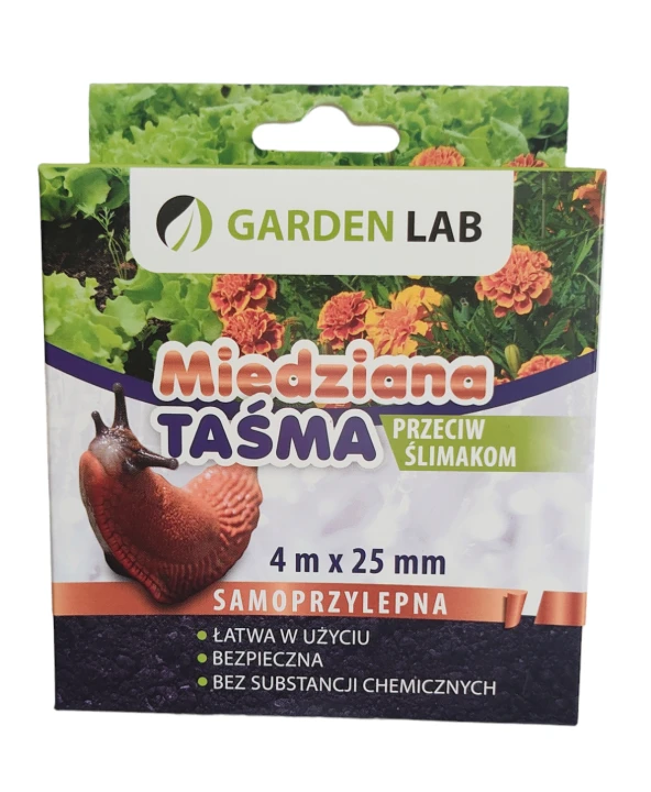 Miedziana taśma na ślimaki - 4 m 25 mm