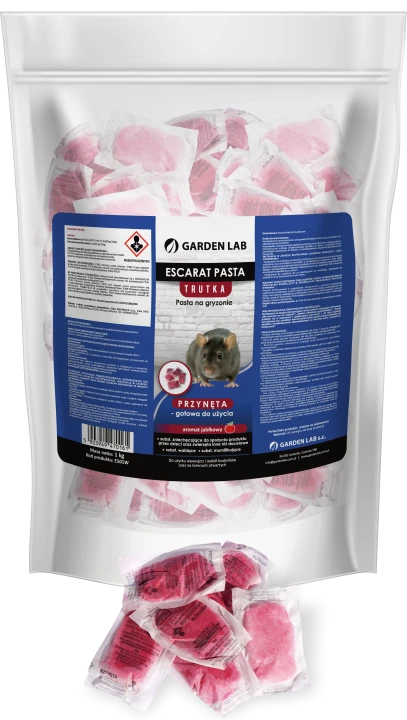 Escarat Pasta 5 kg - Pasta na myszy i szczury, bromadiolon