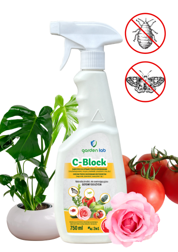 C- Block 750 ml spray - naturalna ochrona przed szkodnikami i chorobami grzybowymi
