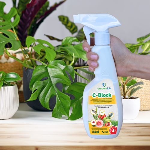 C- Block 750 ml spray - naturalna ochrona przed szkodnikami i chorobami grzybowymi