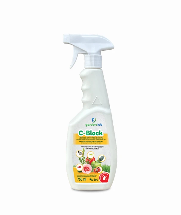 C- Block 750 ml spray - naturalna ochrona przed szkodnikami i chorobami grzybowymi