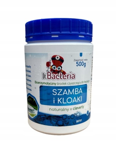 Proszek bioenzymatyczny środek czyszczący bakterie do szamb 500 g