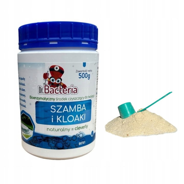 Zestaw proszek bakterie do szamb 500 g i proszek bioenzymatyczny 500 g