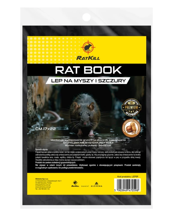 Rat Book zestaw 5 sztuk - Lep na myszy i szczury