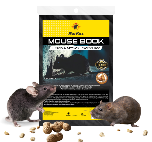 Mouse Book 12x17 - lep książeczka na myszy i szczury
