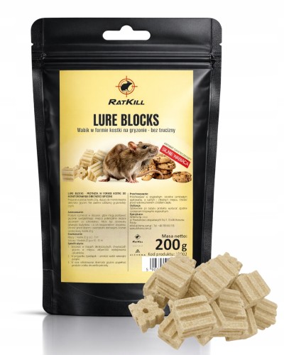 Lure Blocks 200 g - wabik na gryzonie, kostki 20g