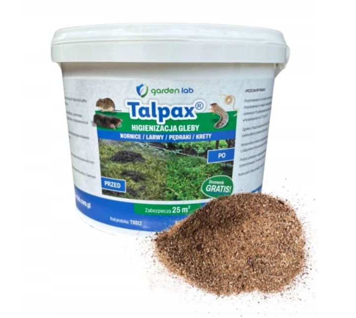 Talpax 1,2 kg wiadro - nawóz organiczny pochodzenia roślinnego