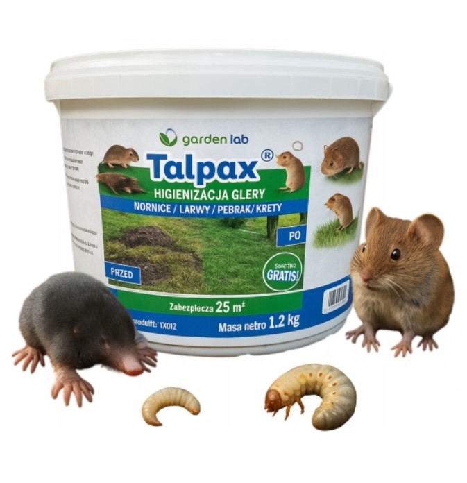 Talpax 1,2 kg wiadro - nawóz organiczny pochodzenia roślinnego