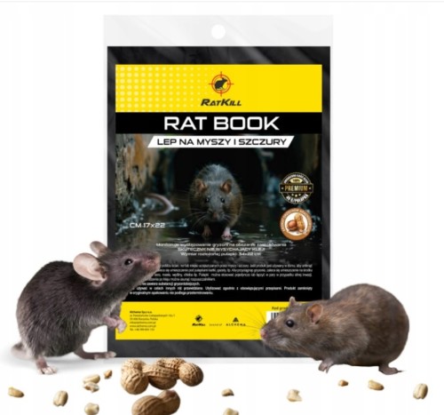 Rat Book zestaw 5 sztuk - Lep na myszy i szczury