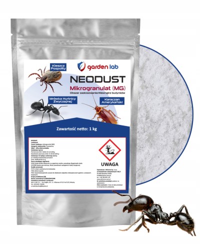 Neodust 1 kg - mikrogranulat na mrówki, kleszcze i karaczany