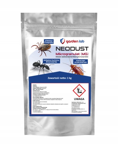 Neodust 1 kg - mikrogranulat na mrówki, kleszcze i karaczany
