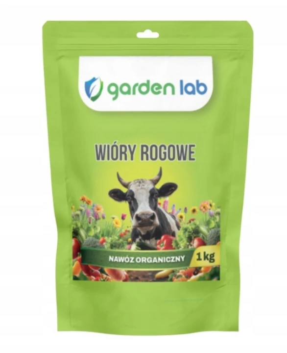 Wióry rogowe 1 kg - nawóz organiczny z kopyt i rogów bydlęcych