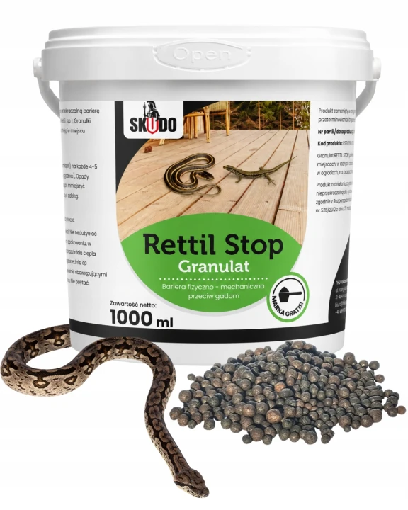 Rettil Stop Granulat 1000 ml - bariera przeciw gadom