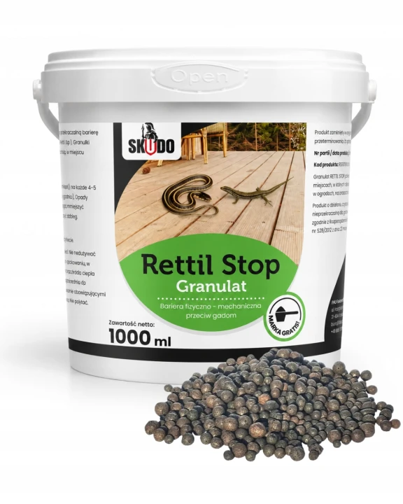 Rettil Stop Granulat 1000 ml - bariera przeciw gadom