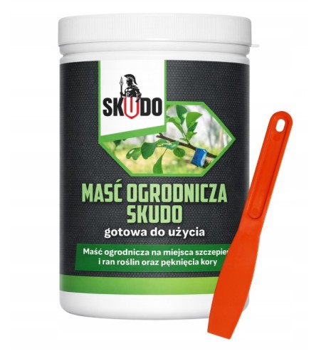 Maść ogrodnicza Skudo 1 kg - do szczepienia i na rany ze szpatułką