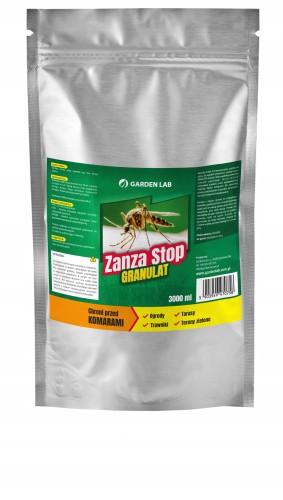 Zanza Stop Granulat 3000ml - naturalny granulat odstraszacz komarów