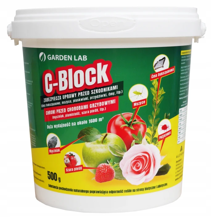 C- Block 500g - naturalna ochrona przed szkodnikami i chorobami grzybowymi