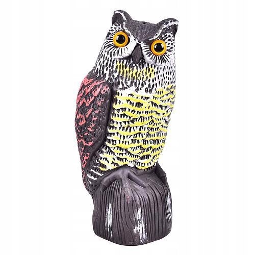 Duża sowa 36 cm - odstraszacz ptaków, szpaków, gołębi
