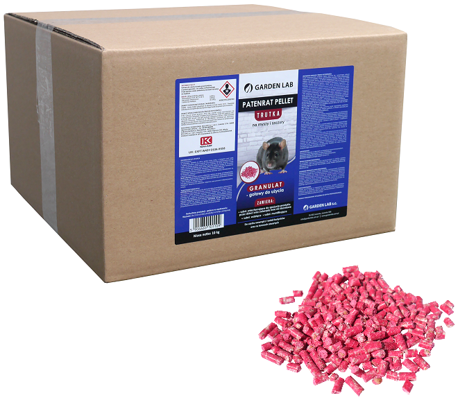 Patenrat Pellet 10 kg - granulat na myszy i szczury