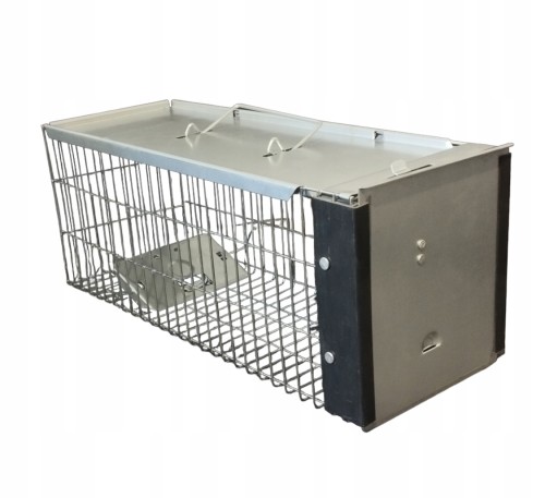 Klatka metalowa na zwierzęta 40 x 15 x 16h cm - jednowejściowa