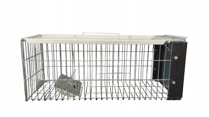 Klatka metalowa na zwierzęta 40 x 15 x 16h cm - jednowejściowa